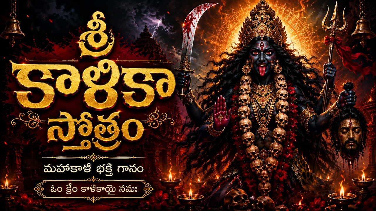 శ్రీ కాళికా స్తోత్రం | Sri Kalika Stotram | Powerful Kali Devi Stotram | మహాకాళి భక్తి గానం