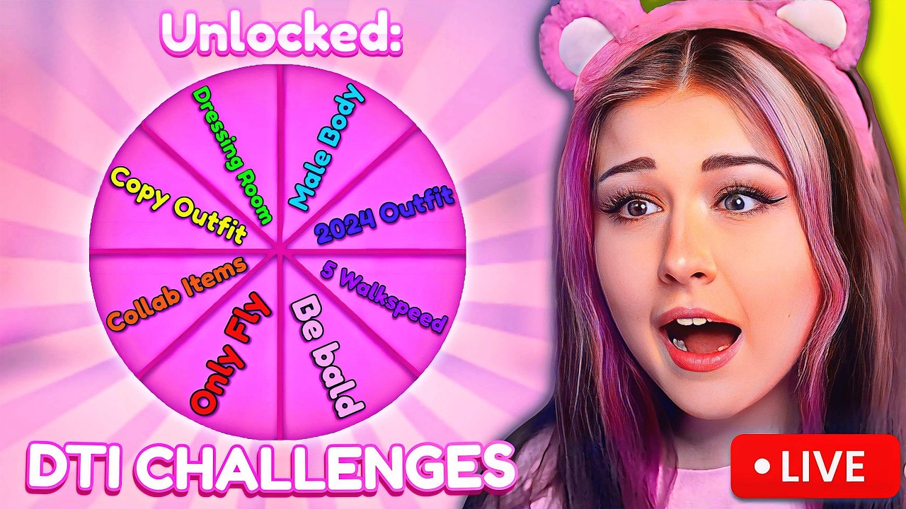 WHEEL Picks My DTI CHALLENGES Live On STREAM w/ VIEWERS!  + VIP Giveaways! | ROBLOX Dress to Impress