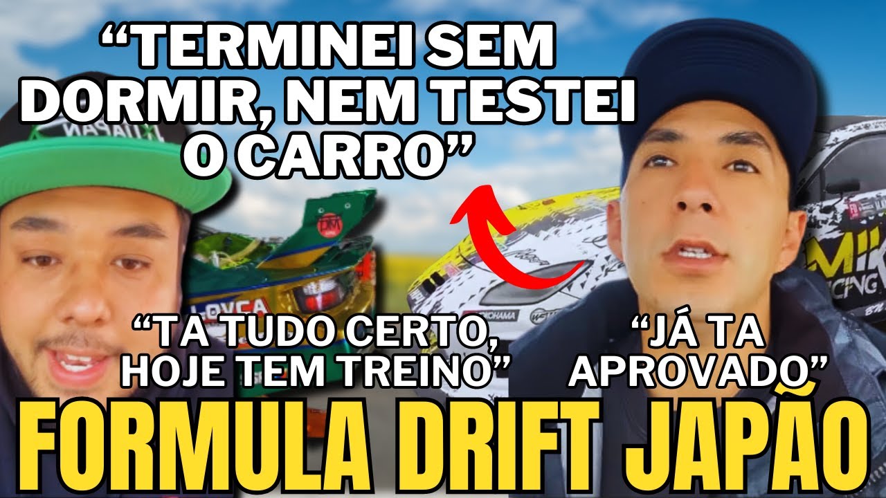 FORMULA DRIFT JAPÃO ATUALIZAÕES SOBRE OS BRASILEIROS FAUSTO E MIKE