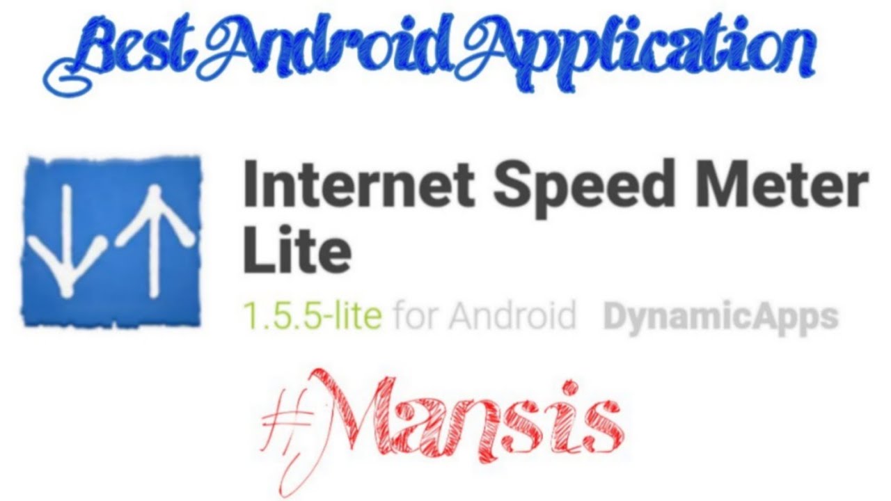 Best Android Application3 Speed Meter Lite Mansis YouTube
