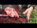 Drip tape irrigation installation tips