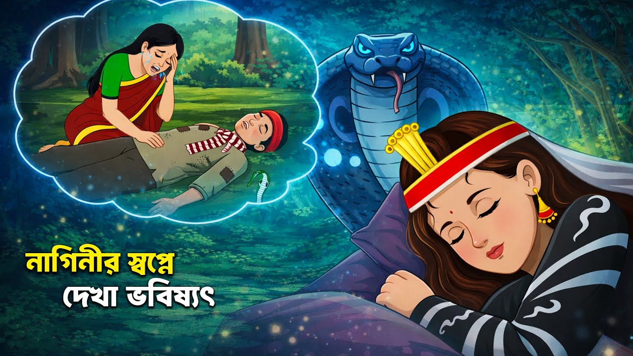 নাগিনীর স্বপ্নে দেখা ভবিষ্যৎ | Nagin Dream Story | Story | Fairy Tale Cartoon | Jungle Cartoon Story