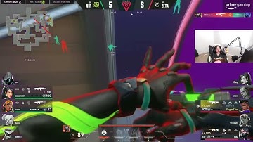 reaction TenZ to win zeta 2on4 vs nip