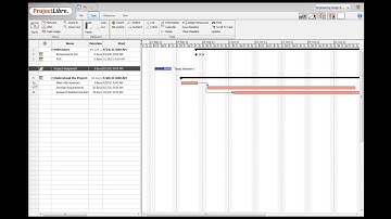 ProjectLibre - Simple Tutorial