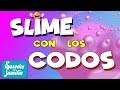 SLIME CON LOS CODOS!! Haciendo slime con los codos!! Enredos en Familia