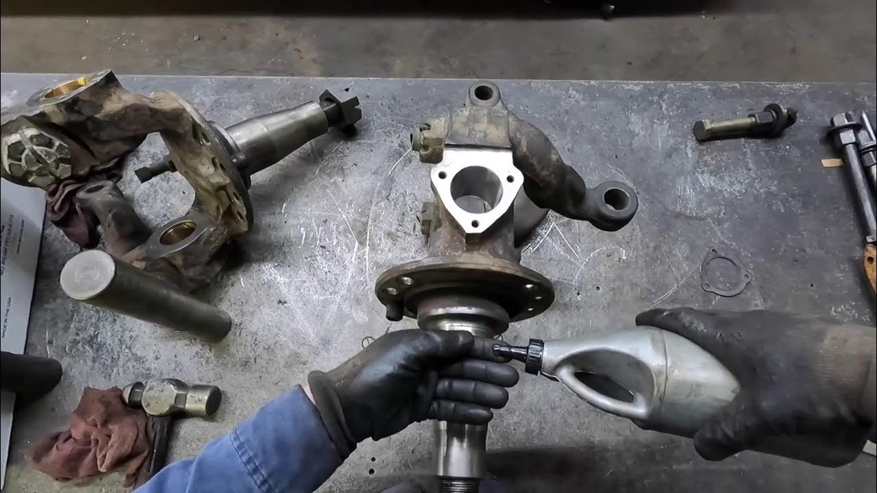 King Pin Bushing Installation Stemco No Ream Kit YouTube