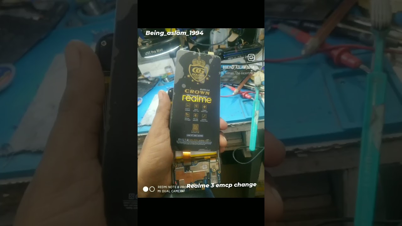 realme 3 emmc change