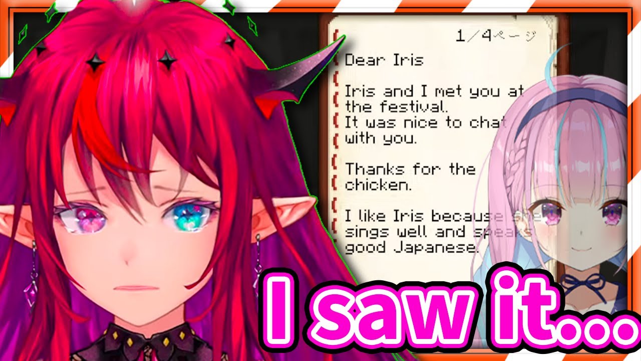 IRyS Reacts to Aqua's Last Letter to Her 【IRyS / HololiveEN】