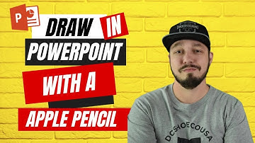 How to DRAW in PowerPoint with an Apple Pencil // Tutorial
