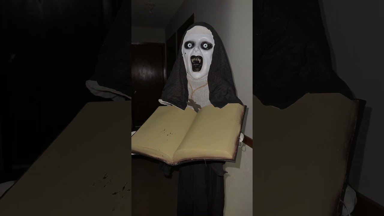 Nun Haunted Hills Animatronic Amazon Halloween Haul
