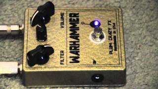 Plum Crazy FX Warhammer MkII Tone Bender Germanium Fuzz Pedal with Bias