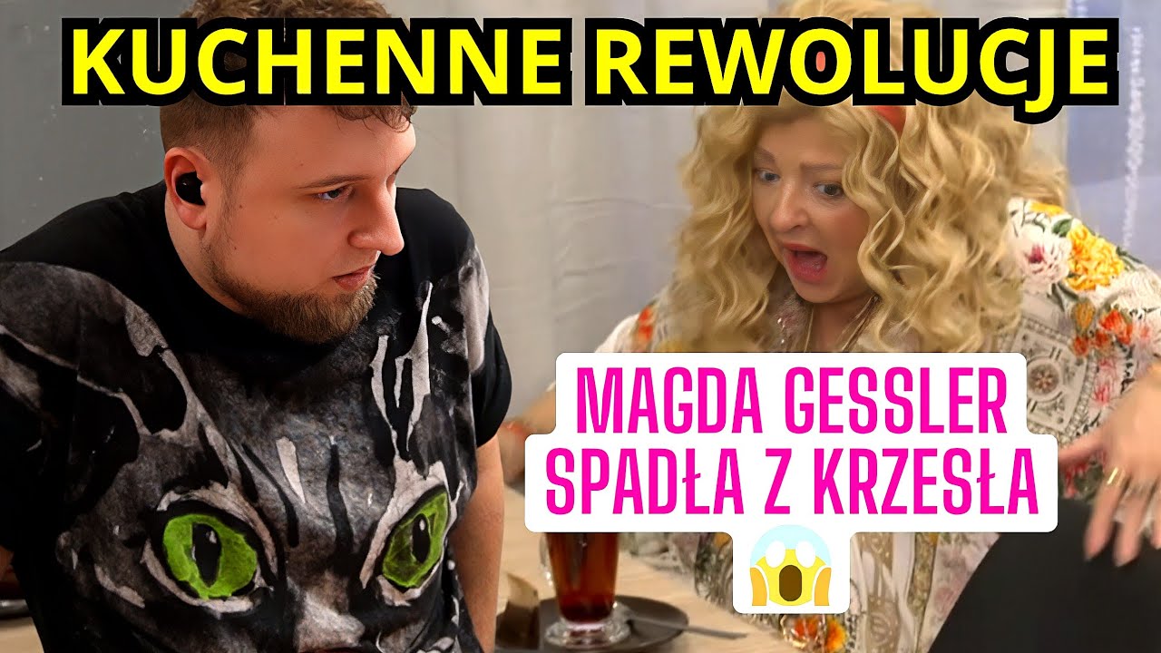 Magda Gessler spadła z krzesła😱 KUCHENNE REWOLUCJE  | cojapacze 2025