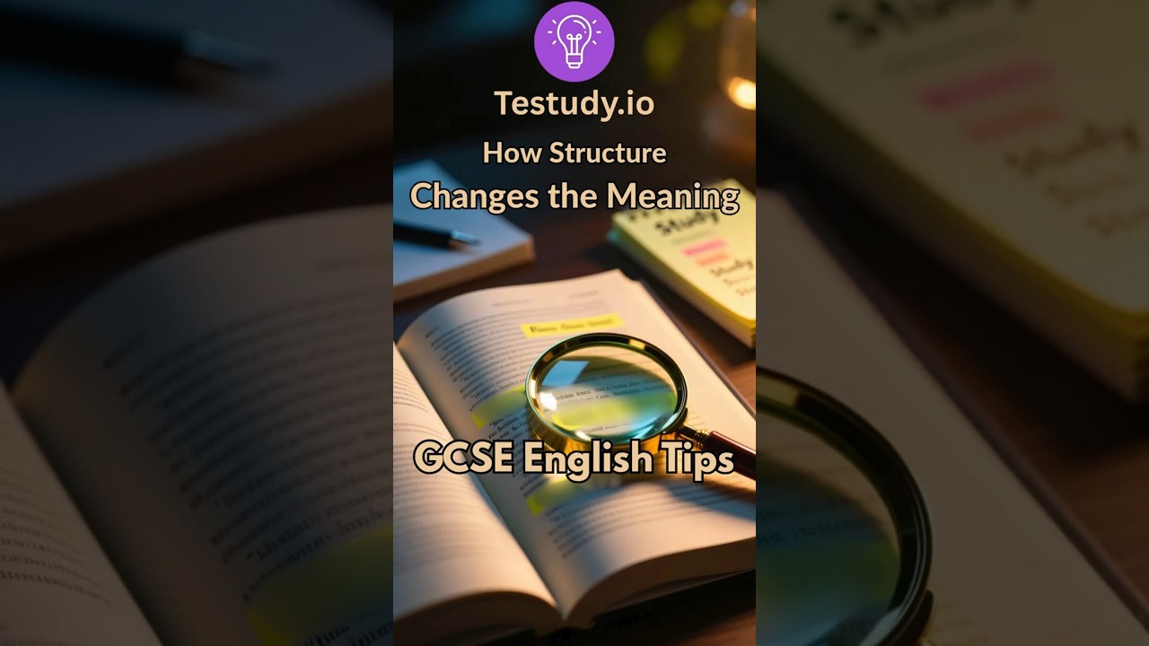 How Structure Changes Meaning in GCSE English | Powered by Testudy | 