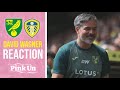 David wagner reaction  norwich city 00 leeds united  the pink un