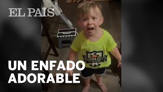 El enfado viral de un niño al que su madre no le dio un beso antes de irse a trabajar