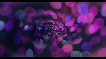 Abstract bokeh tunnel background movie.Abstract motion graphic.
