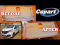 I did it? headlining budget fix. renault trafic copart build