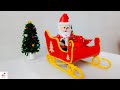 How To Make Santa Claus With Newspaper | Santa Claus Making At Home | Krafts Tale