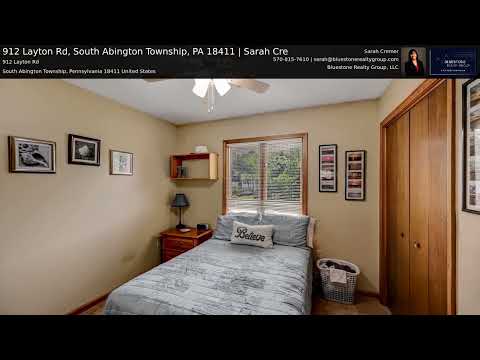 912 Layton Rd, South Abington Township, PA home video tour