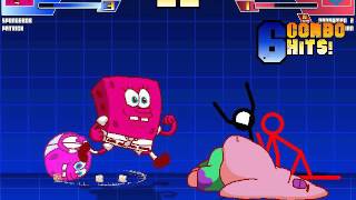 (Request) Mugen: Greenman And Nanarman Vs Spongebob And Patrick screenshot 5
