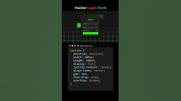 Hacker Login Form: Neon Grid UI with Pure HTML & CSS #coding #programming #prohacker #hackerlife #ui