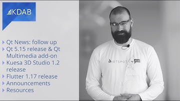 KDAB News May 2020 - Qt News follow-up, Qt 5.15, Qt Multimedia, KUESA 3D Studio 1.2, Flutter 1.17