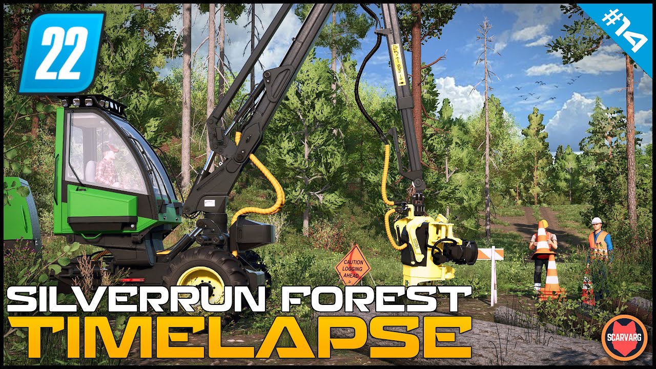 🇺🇸 Stacking Wood, Leasing Wood Harvester & Cutting Down Trees ⭐ FS22