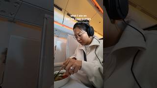 what I ate: DELTA ONE SUITES flight✈️ #deltaairlines #deltaone #businessclass #firstclass #whatieat