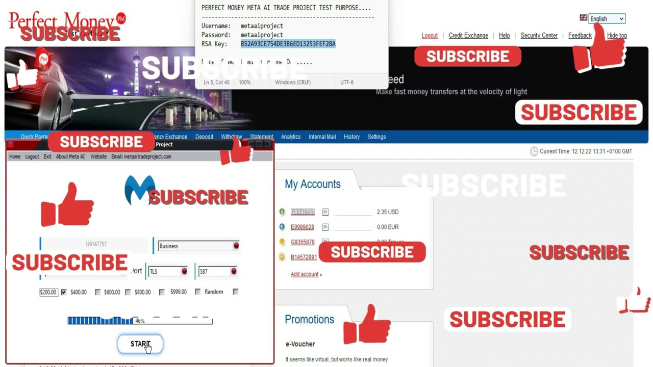 How to earn on Perfect Money  in Real time No Scam No Spam 100% Real by Meta AI Trade Project