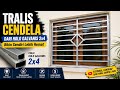 Membuat Tralis Cendela dari Holo Galvanis 2x4 | Bikin Sendiri Lebih Hemat