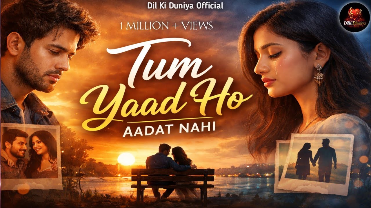 Tum Yaad Ho Aadat Nahi Hindi Song 2026 | Heart Touching Hindi Love | Dil Ki Duniya Official