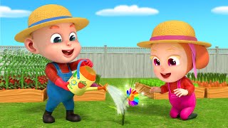 Let’s Garden Together | Yes Yes Vegetables Song | Rosoo Kids Songs &amp; Nursery Rhymes