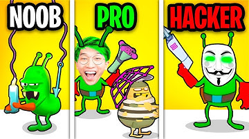 NOOB vs PRO vs HACKER In ZOMBIE CATCHERS!? (ALL LEVELS!)
