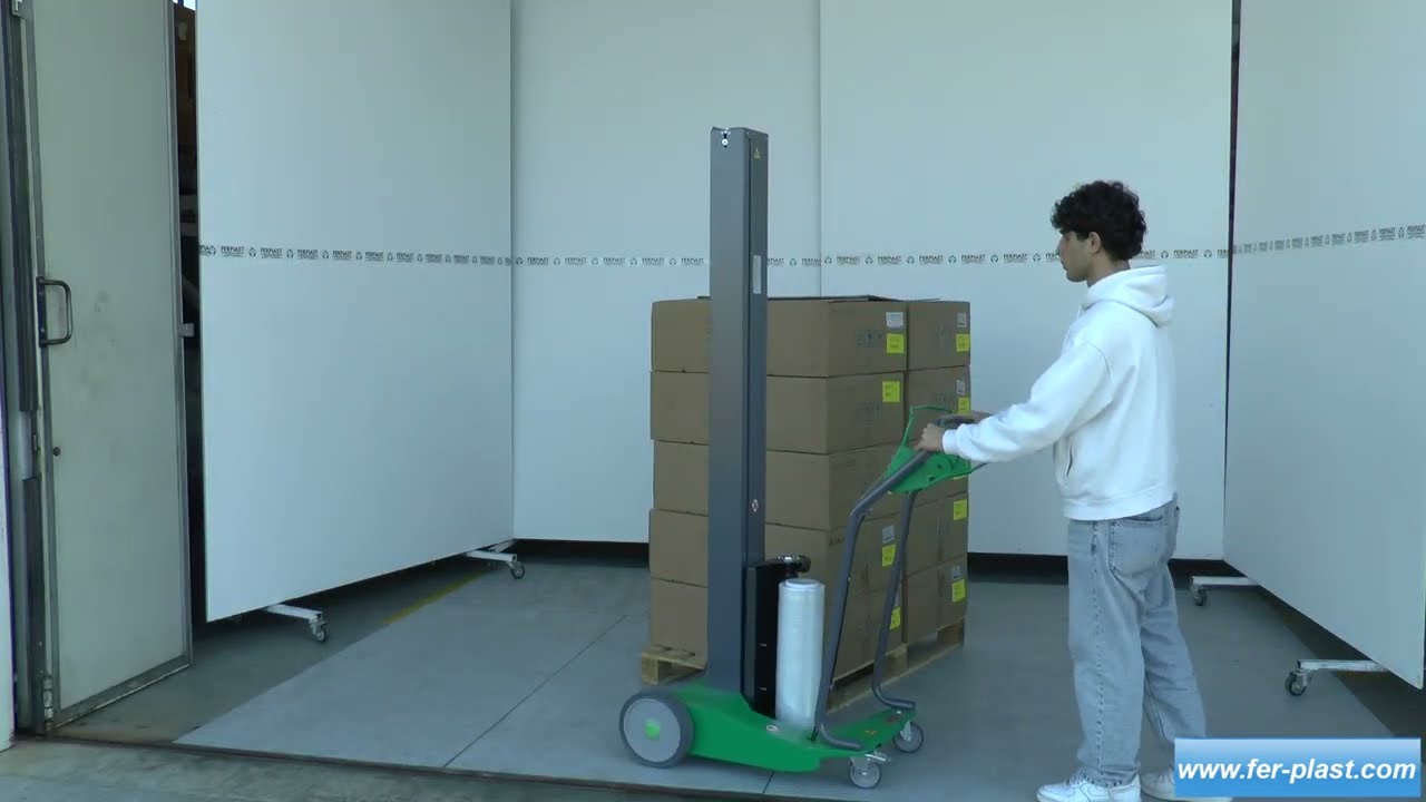 Avvolgitore manuale per pallet FP-WLK - www.fer-plast.com -