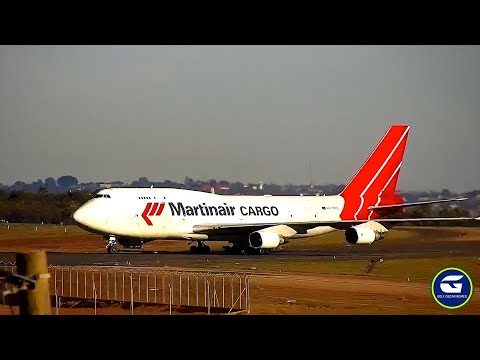 Boeing 747 da MartinAir Cargo realiza pouso em Viracopos