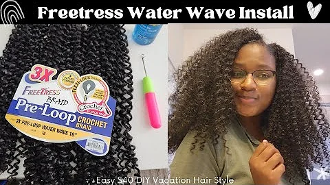 Get the Perfect Vacation Hair with Freetress Water Wave Crochet Braids!