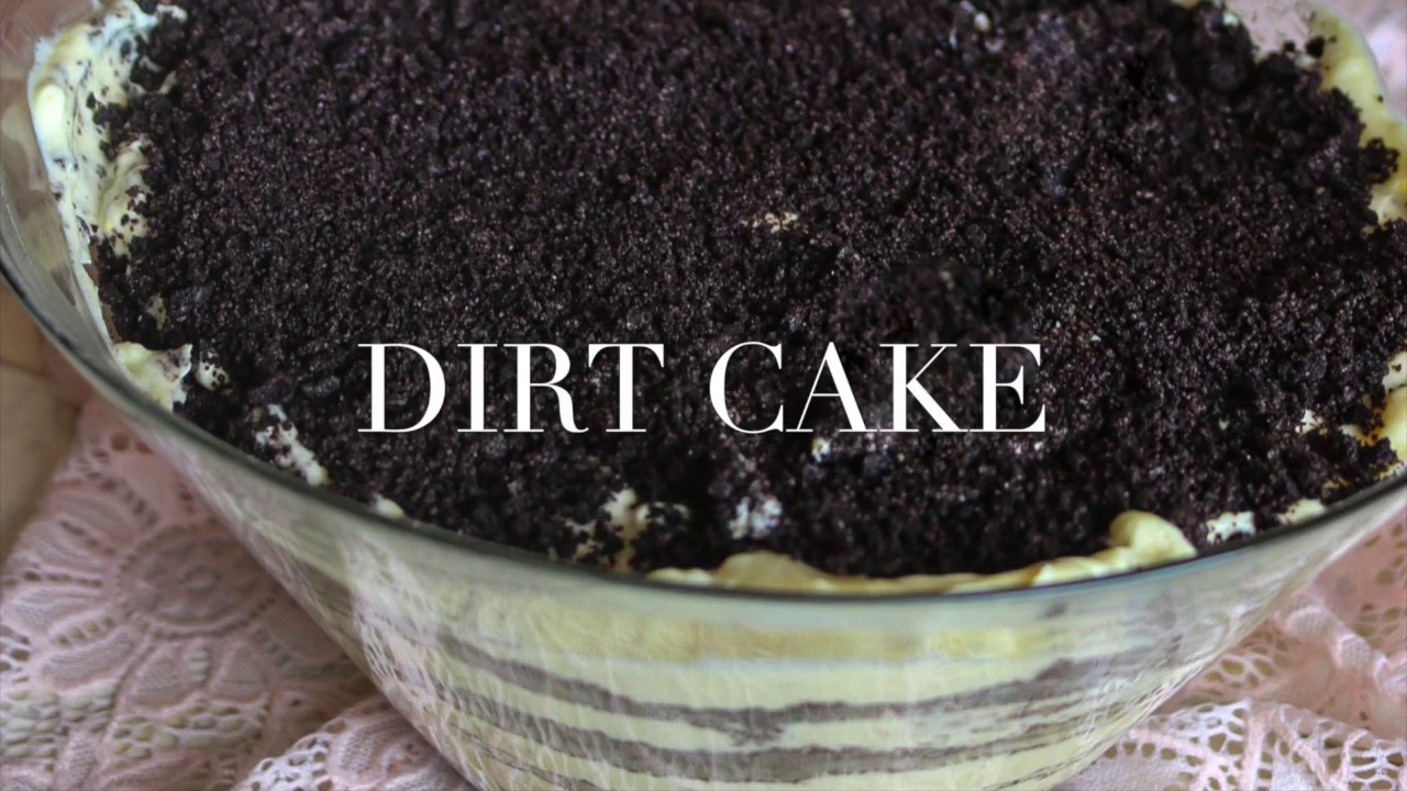 Easy Recipes Dirt Cake (Oreos, Cool Whip, Cream Cheese, Vanilla