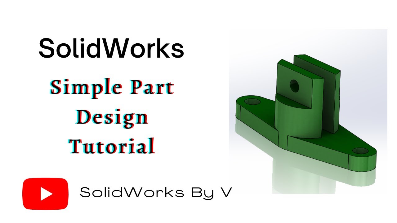 SolidWorks | easy part drawing tutorial | #solidworkstutorial # ...