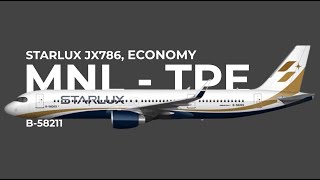 STARLUX A321neo | Manila to Taipei | JX786
