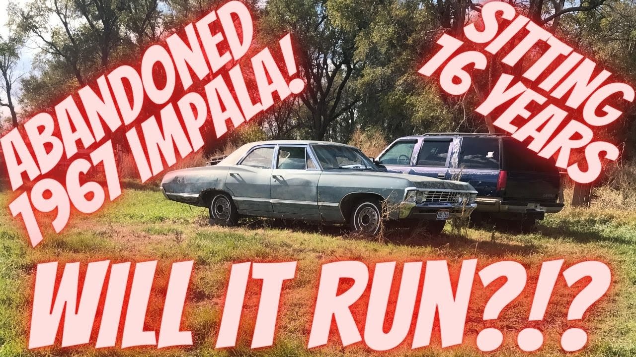 1967 Chevrolet Impala Abandoned for 16 Years! Will it Run?!? The rustiest frame we've seen to date!