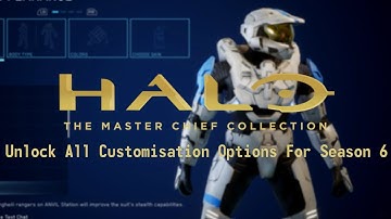 HALO MCC | Unlock All Customisation Options For Season 6 [HALO MCC MOD]