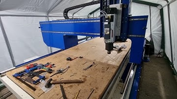 emach cnc staircase machine running at last. eding cnc controller Chinese motors.