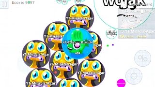 AGAR.IO MOBILE | 25k In 7 SECONDS! | FIRST PUSHSPLIT IN AGAR.IO MOBILE!