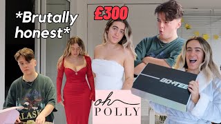 Girlfriend rates £300+ Oh Polly Dress Haul | Millie Mclay & Bluenbroke