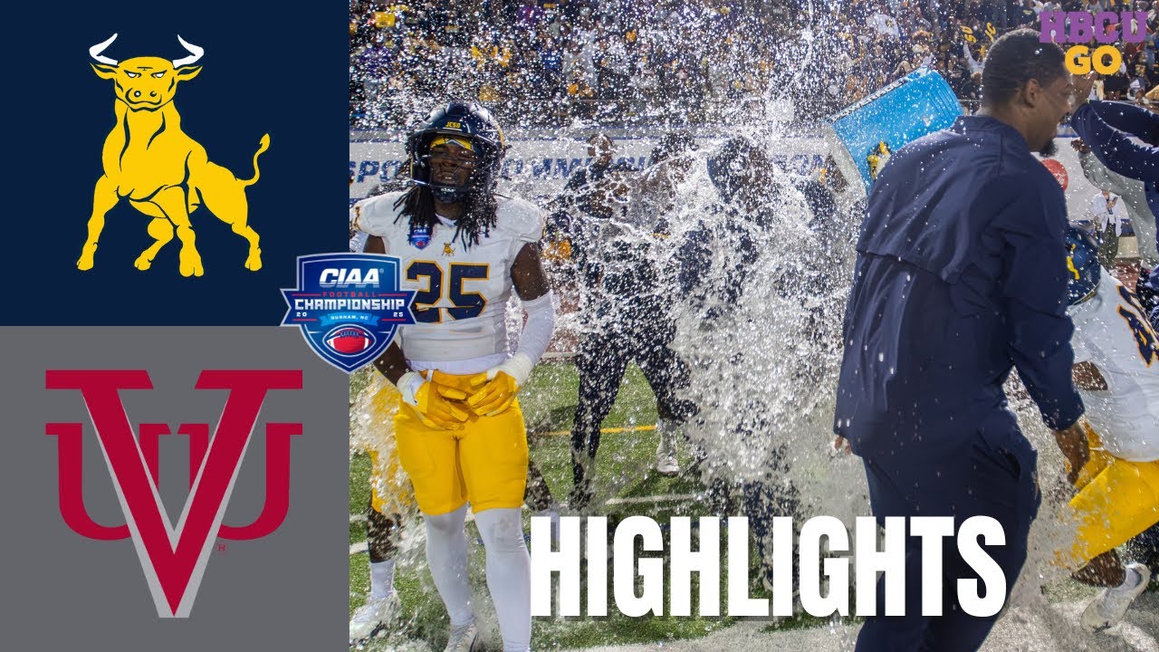 Johnson C. Smith ends 56 YEAR TITLE DROUGHT | 2025 CIAA Championship ...
