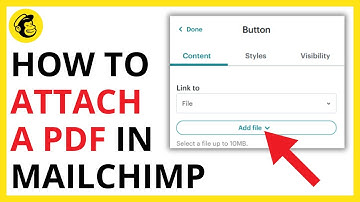 How to Attach a PDF in Mailchimp [QUICK GUIDE]