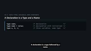 C Programming #42 — Declaring a Variable, and Why You Initialise It