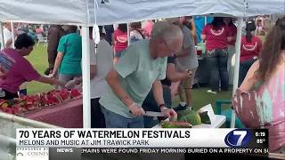 Annual Panhandle watermelon festival celebrates 70 years of sweetness!