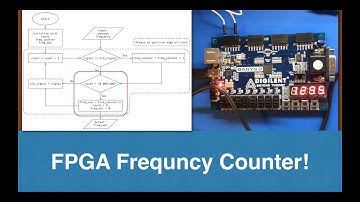 How to code verilog to make a FPGA frequency counter with shift averaging!