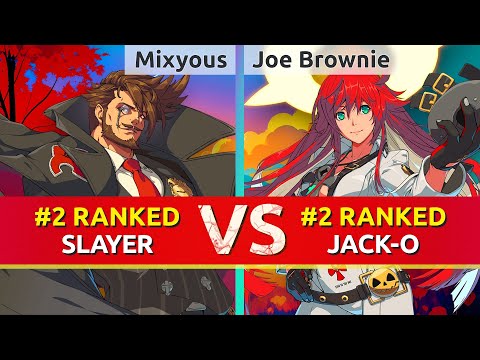 GGST ▰ Mixyous (#2 Ranked Slayer) vs Joe Brownie (#2 Ranked Jack-O). High Level Gameplay
